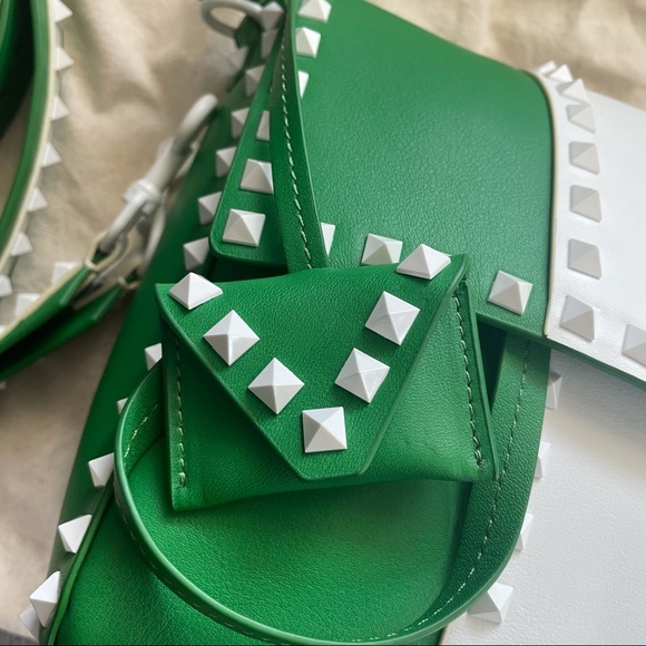 Valentino Free Colorblock Leather Satchel Bag - Picture 2 of 13